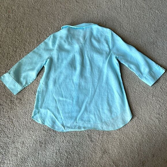 Chicos Linen Blouse! - Picture 2 of 10